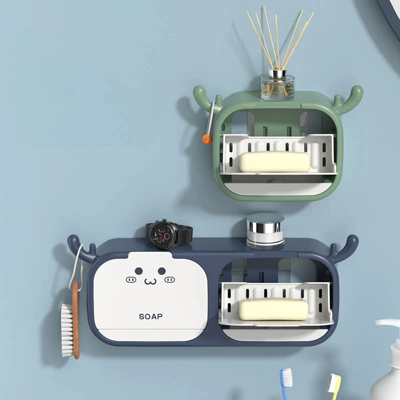 Wall Mounted Soap Holder Storage Box - Image 2