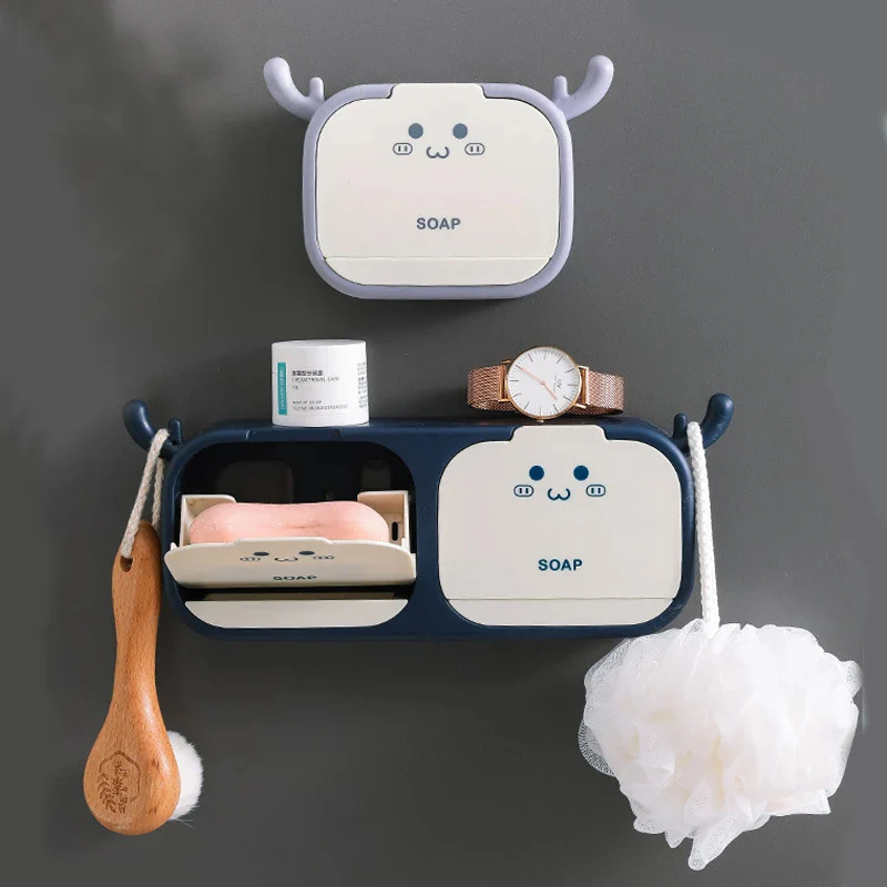 Wall Mounted Soap Holder Storage Box - Image 3