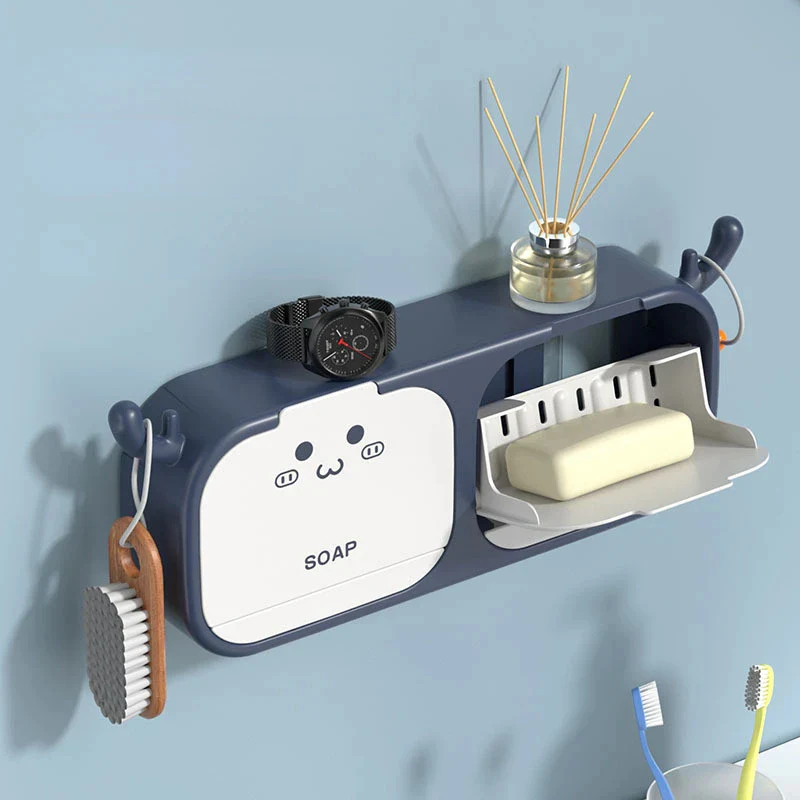 Wall Mounted Soap Holder Storage Box - Image 5