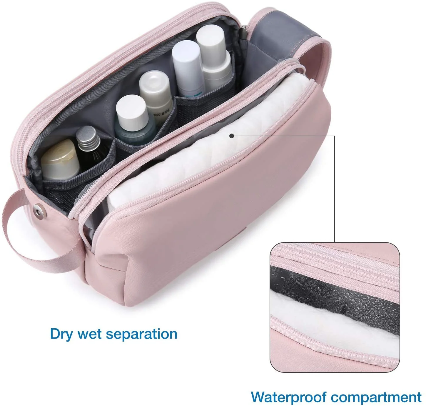 Waterproof Lightweight Makeup Cosmetic Travel Bag - Image 3