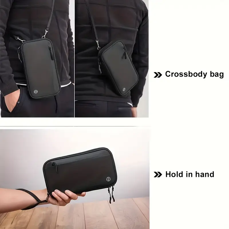 Waterproof Travel Passport Wallet With Adjustable Strap - Image 3
