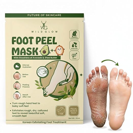 WildGlow Korean Peeling Foot Mask
