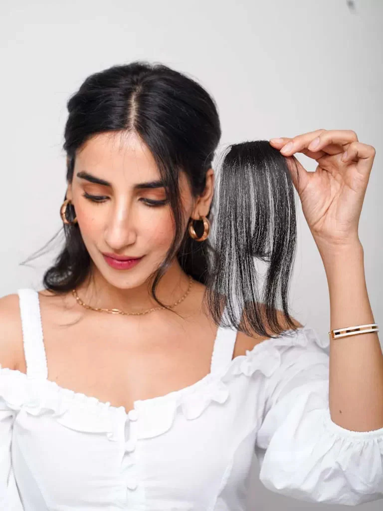 Wispy Clip-In Bangs - Image 2