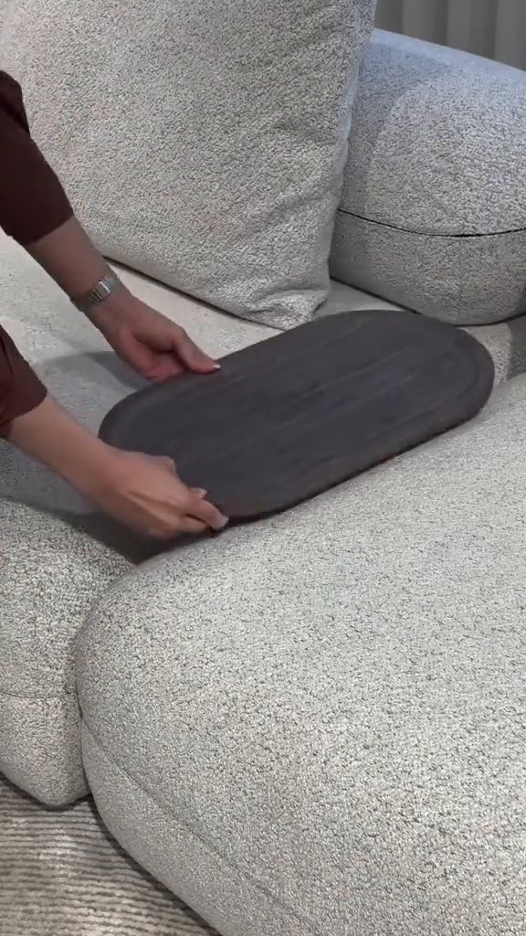 Wooden Sofa Armrest Tray - Image 3